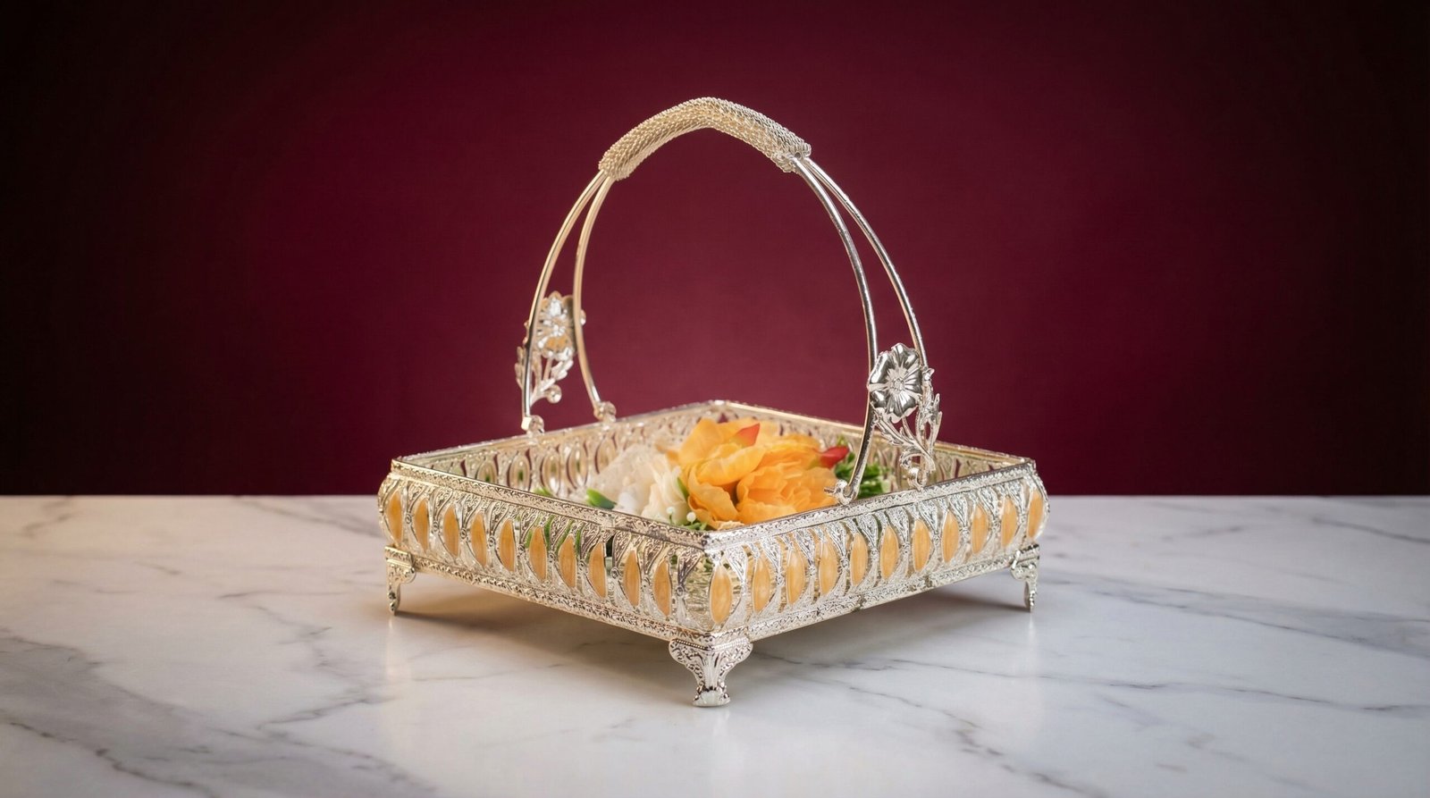 Radiant Silver Basket