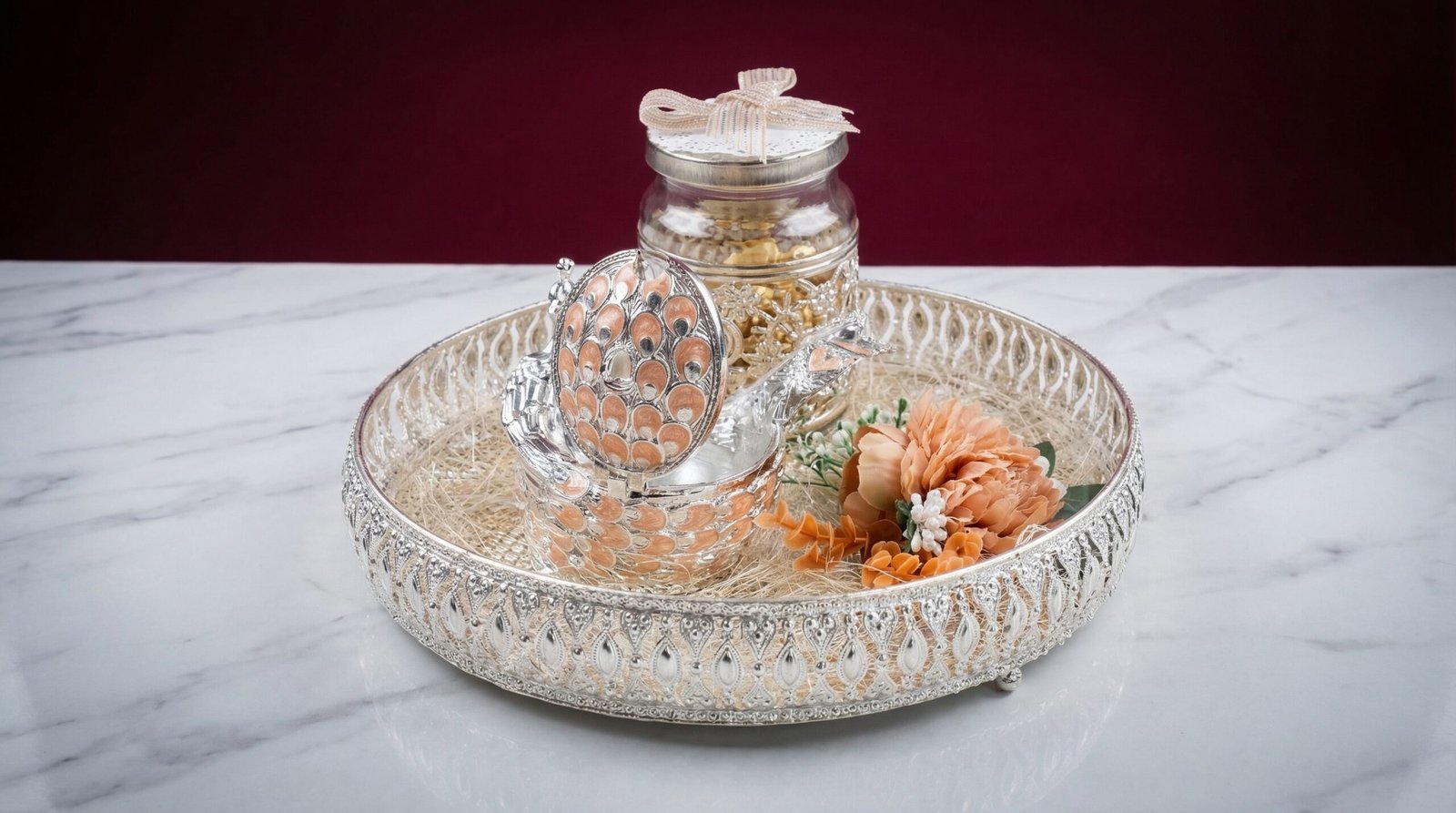 Round Royal Serving Tray