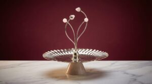 Sculpted Silver Platter