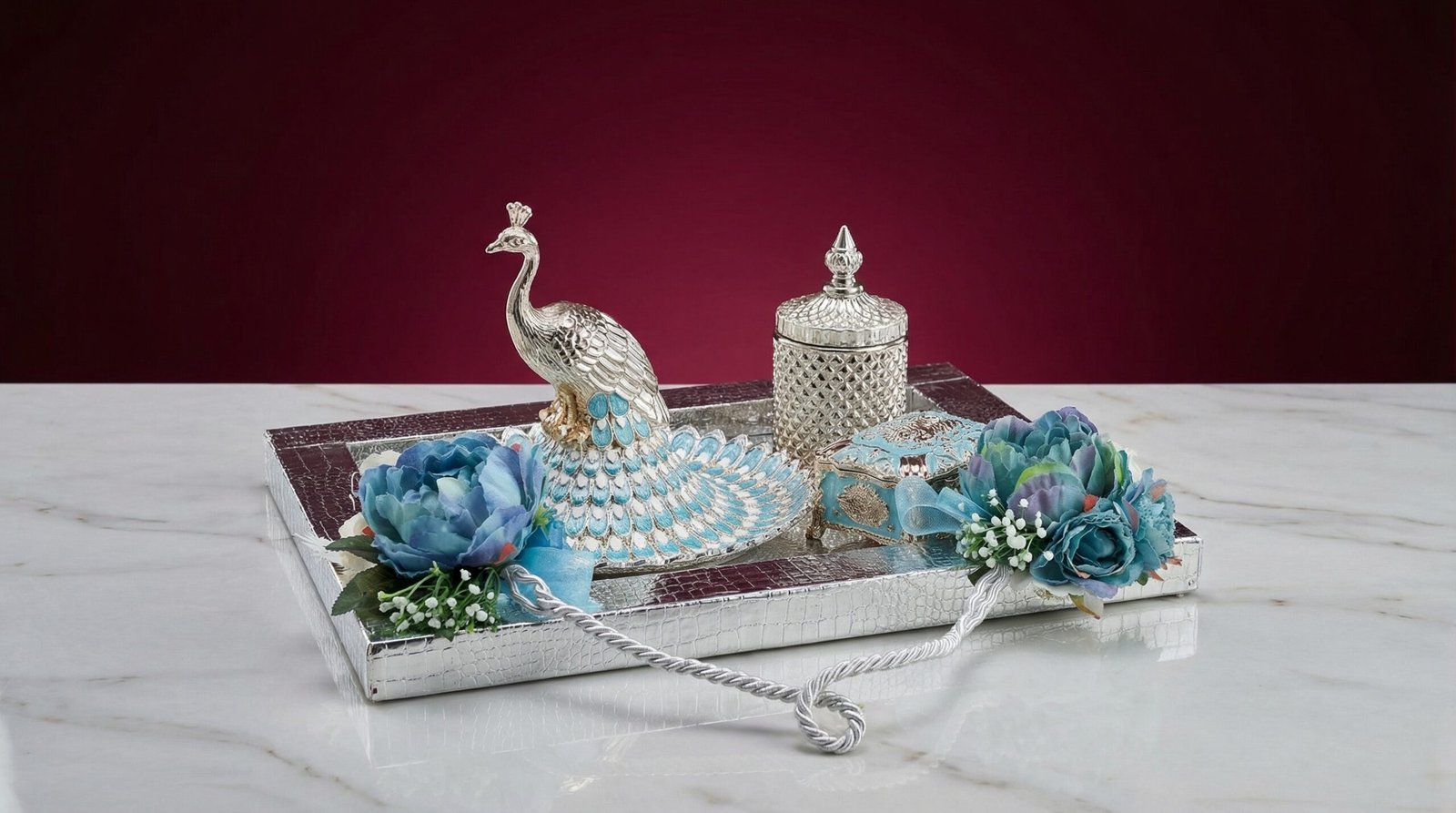 Saphire Peacock Gift Set