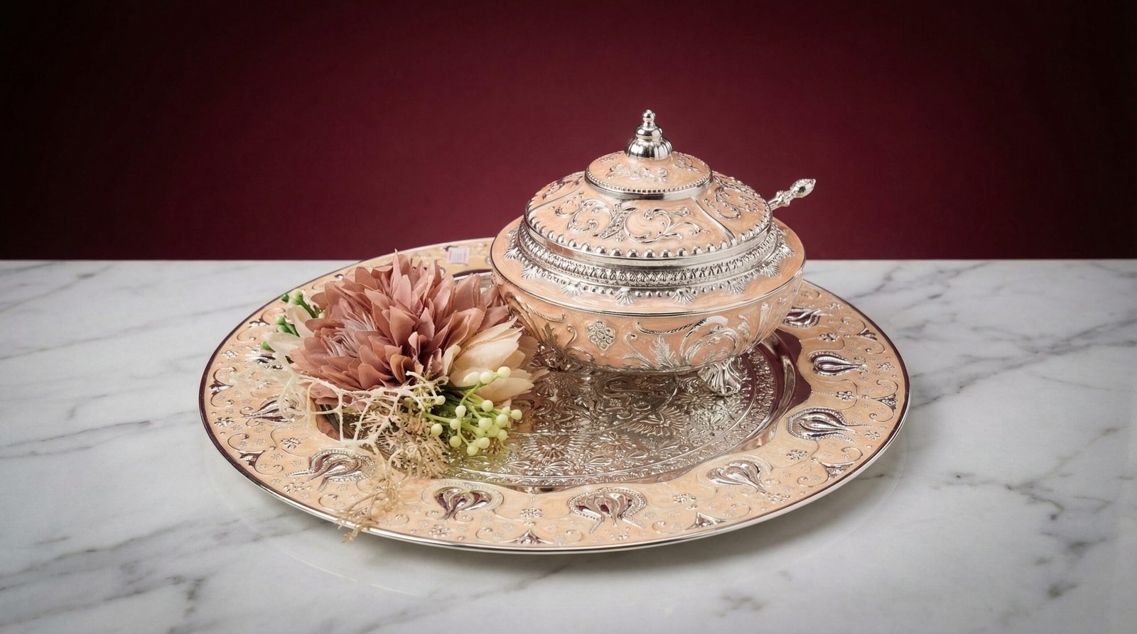 Royal Peach Serving Set