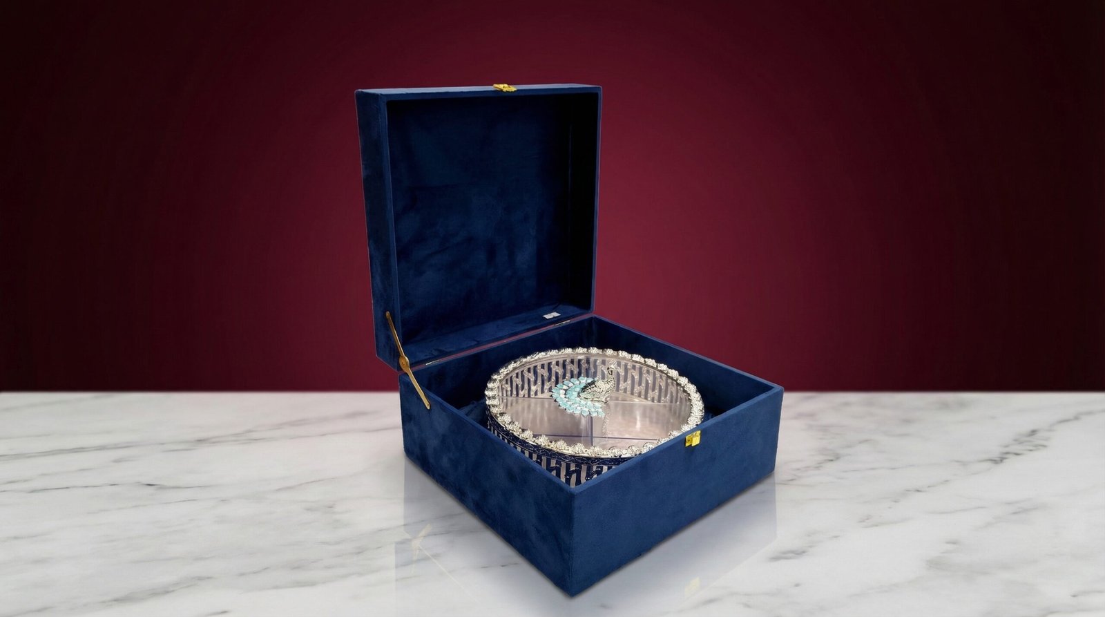 Royal German Silver Peacock Bowl