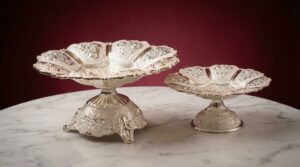 Bloom Silver Pedestal