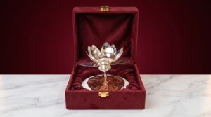Prestine German Silver Diya