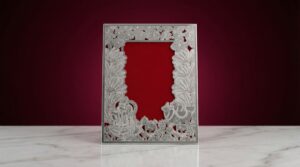 Floral Frame Red