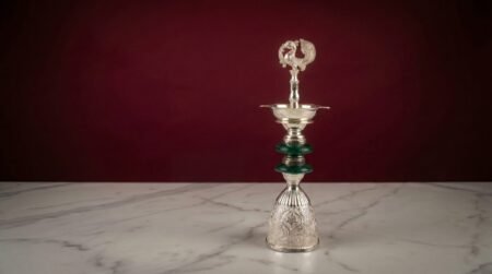 Divine Silver Diya (Small)