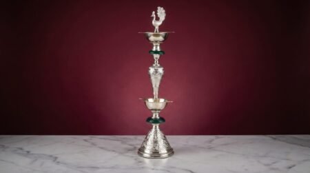 Divine Silver Diya (Big)