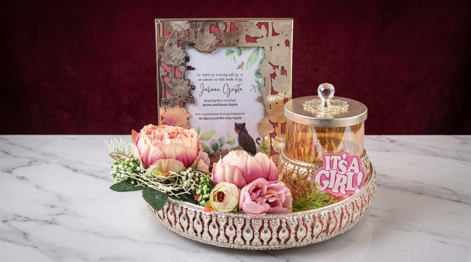 Pink Baby Hamper