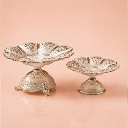 Bloom Silver Pedestal