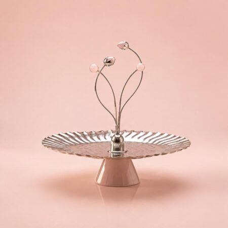 Sculpted Silver Platter